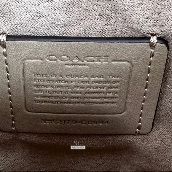 Coach Mini Pepper Crossbody Handbag In Colorblock Red Multi - Picture 9 of 11